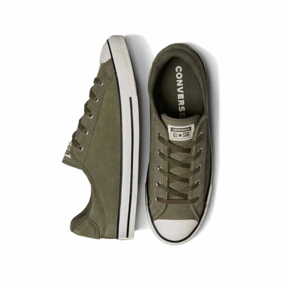 Woman's Shoes Converse Chuck Taylor All Star Dainty Suede Size 9 Khaki Green NEW - Picture 13 of 13